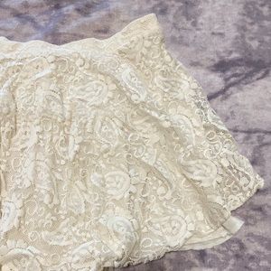 Adorable Ardene White Lace Skirt